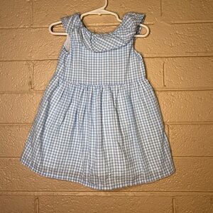 Carter's Blue Gingham Kids Dress